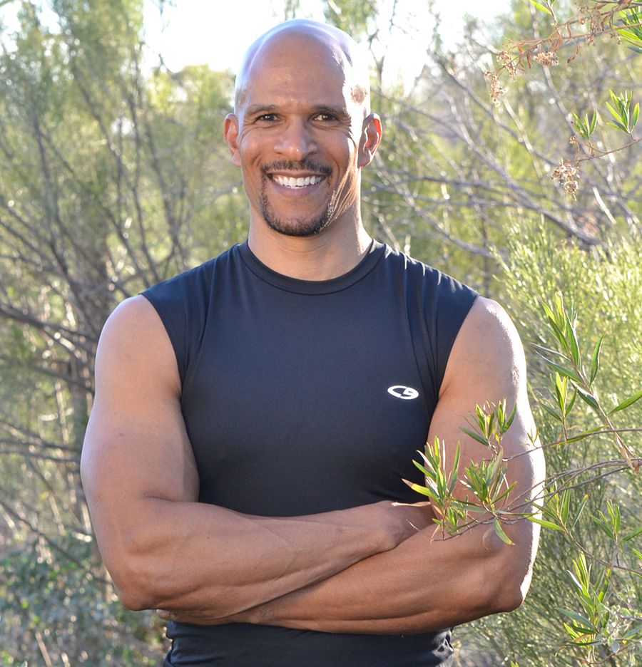 Wayne Lundy, personal trainer, in the studio